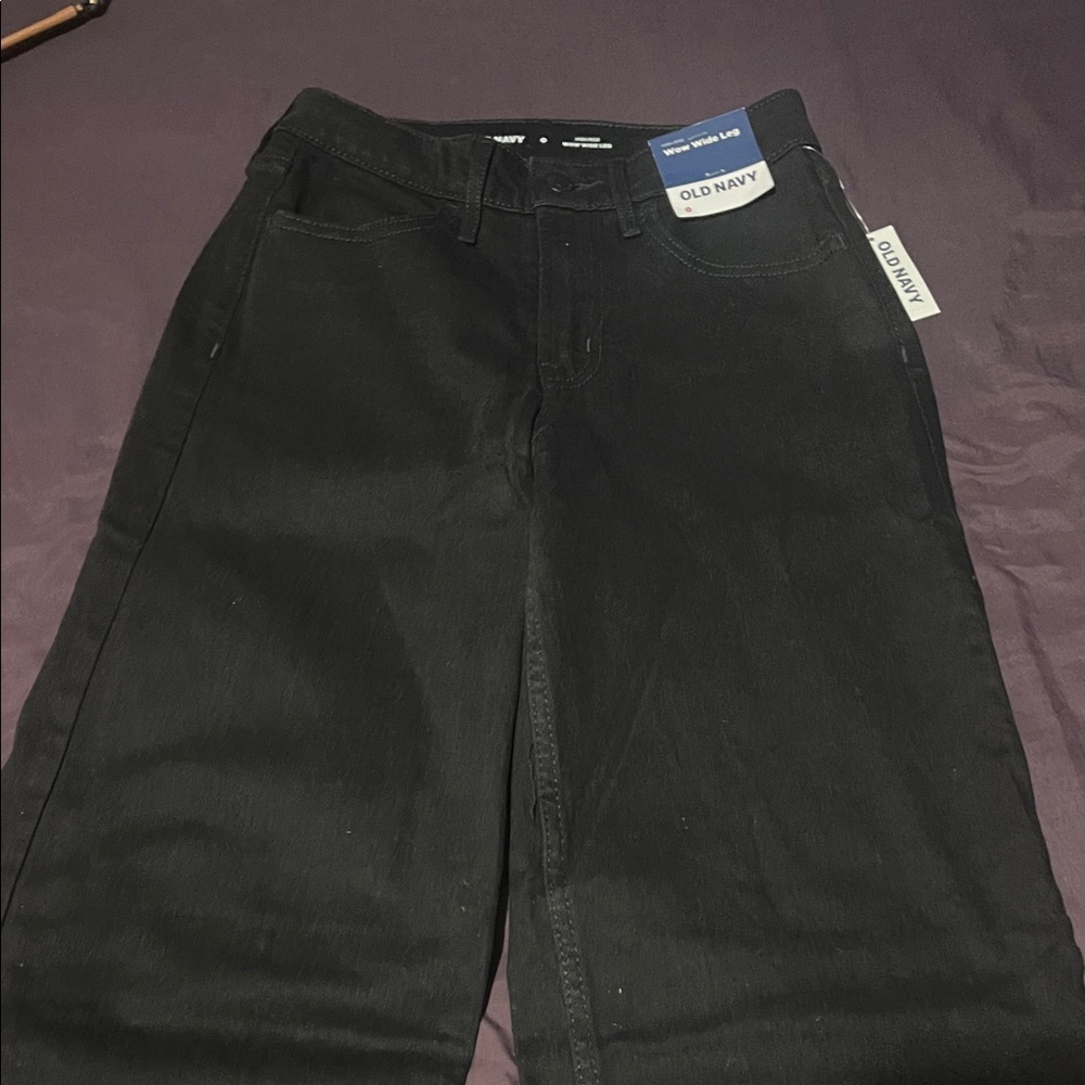 Old Navy Women's Black Flare Jeans